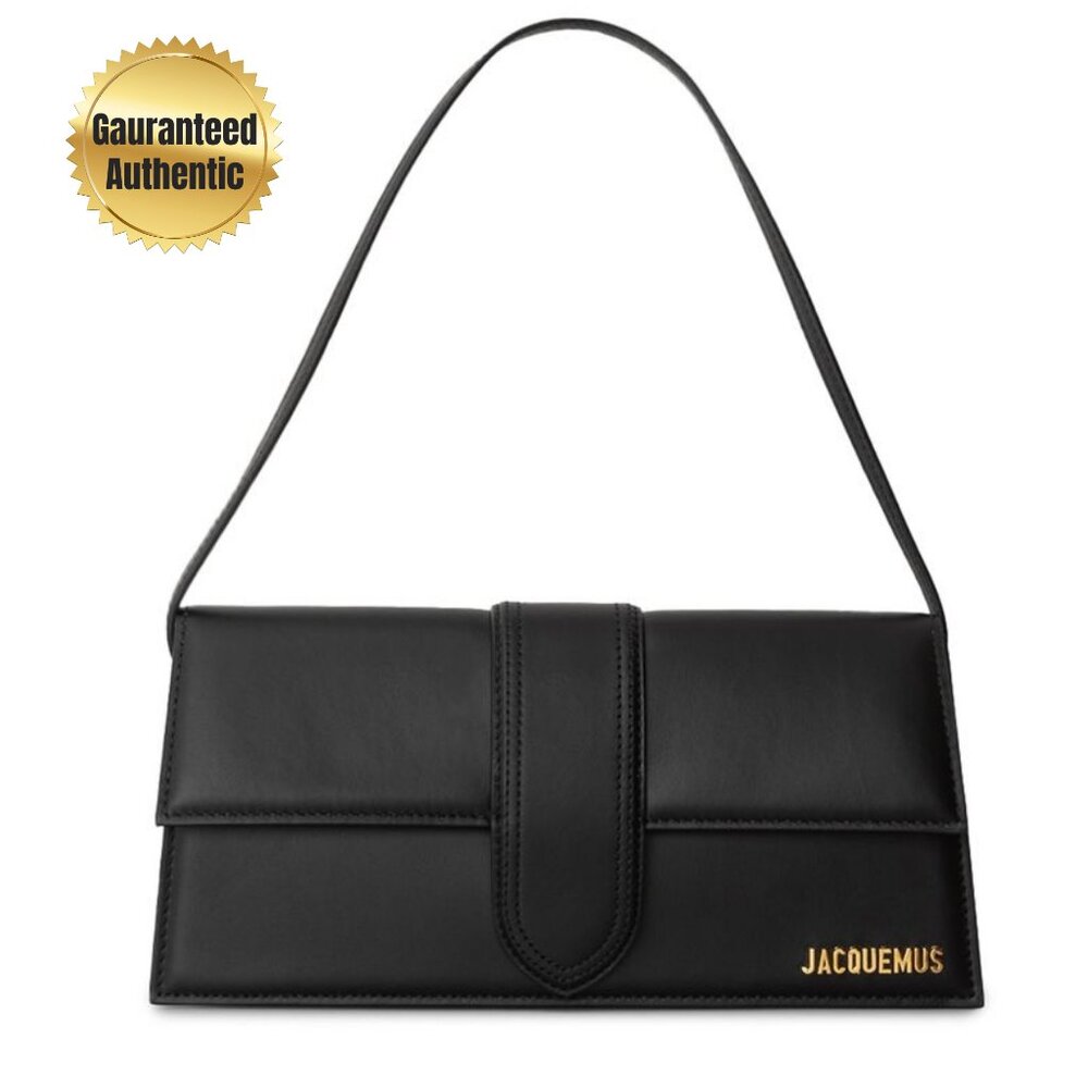 Jacquemus Black Leather Shoulder Bag